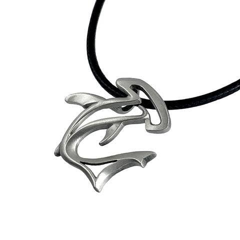 Big Blue by Roland St John - Shark Necklace, Hammerhead Shark Necklace, Gifts for Divers - 16" or 18" / New Smooth Cord
