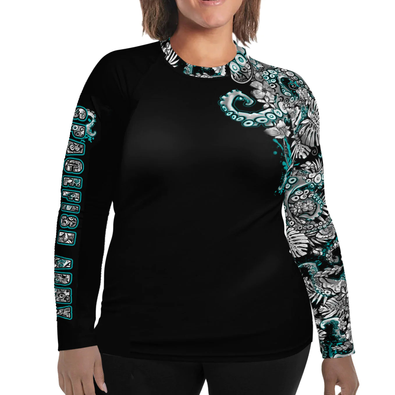 SPACEFISH ARMY Eco-friendly Contour Rashguard