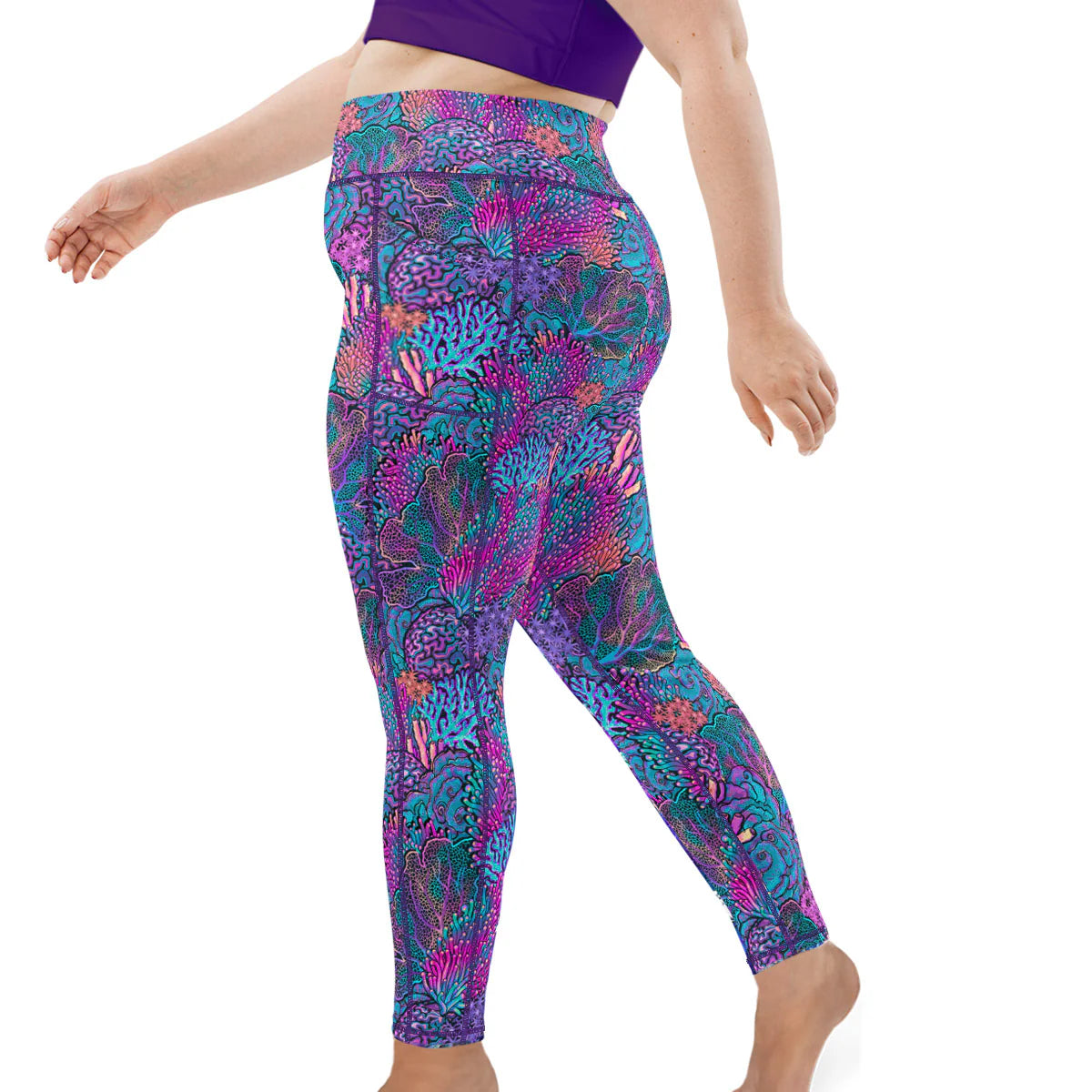 SPACEFISH ARMY Eco-friendly Contour Leggings