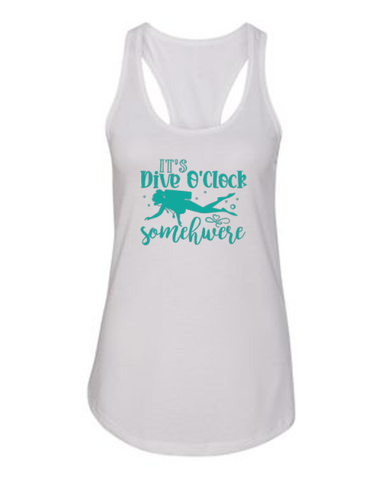 Midwest Mermaids- Next Level Women's Ideal Racerback Tank