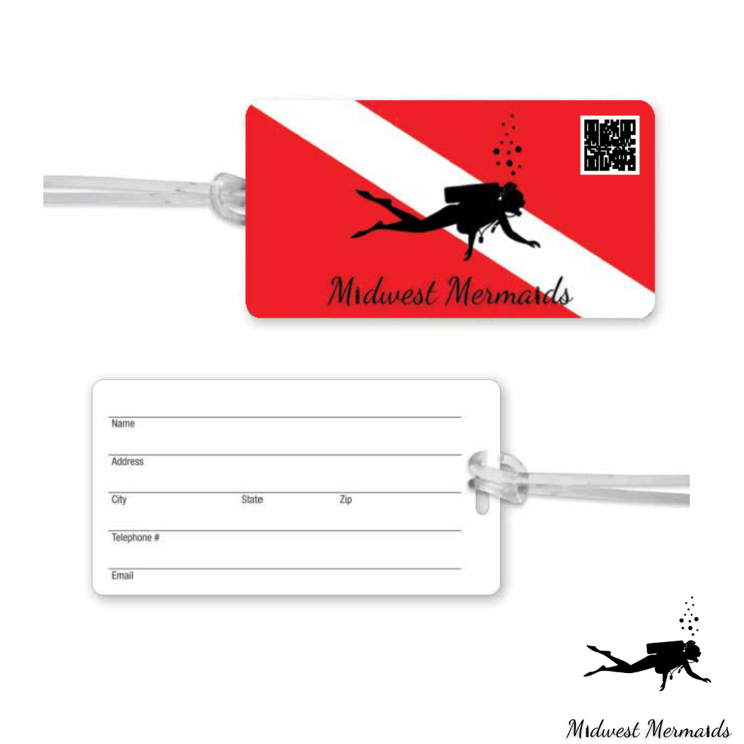 Midwest Mermaids Luggage Tag