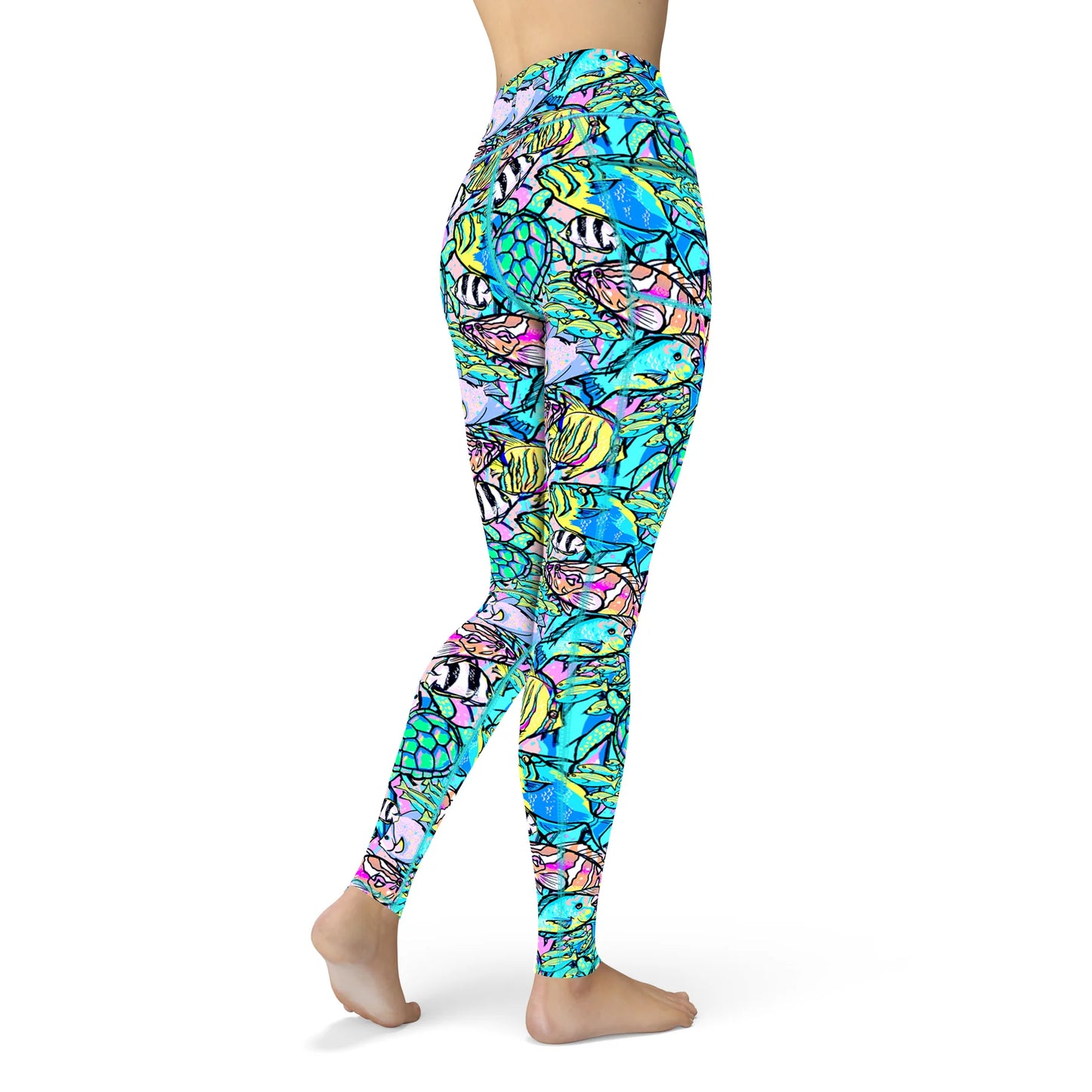 SPACEFISH ARMY Eco-friendly Contour Leggings