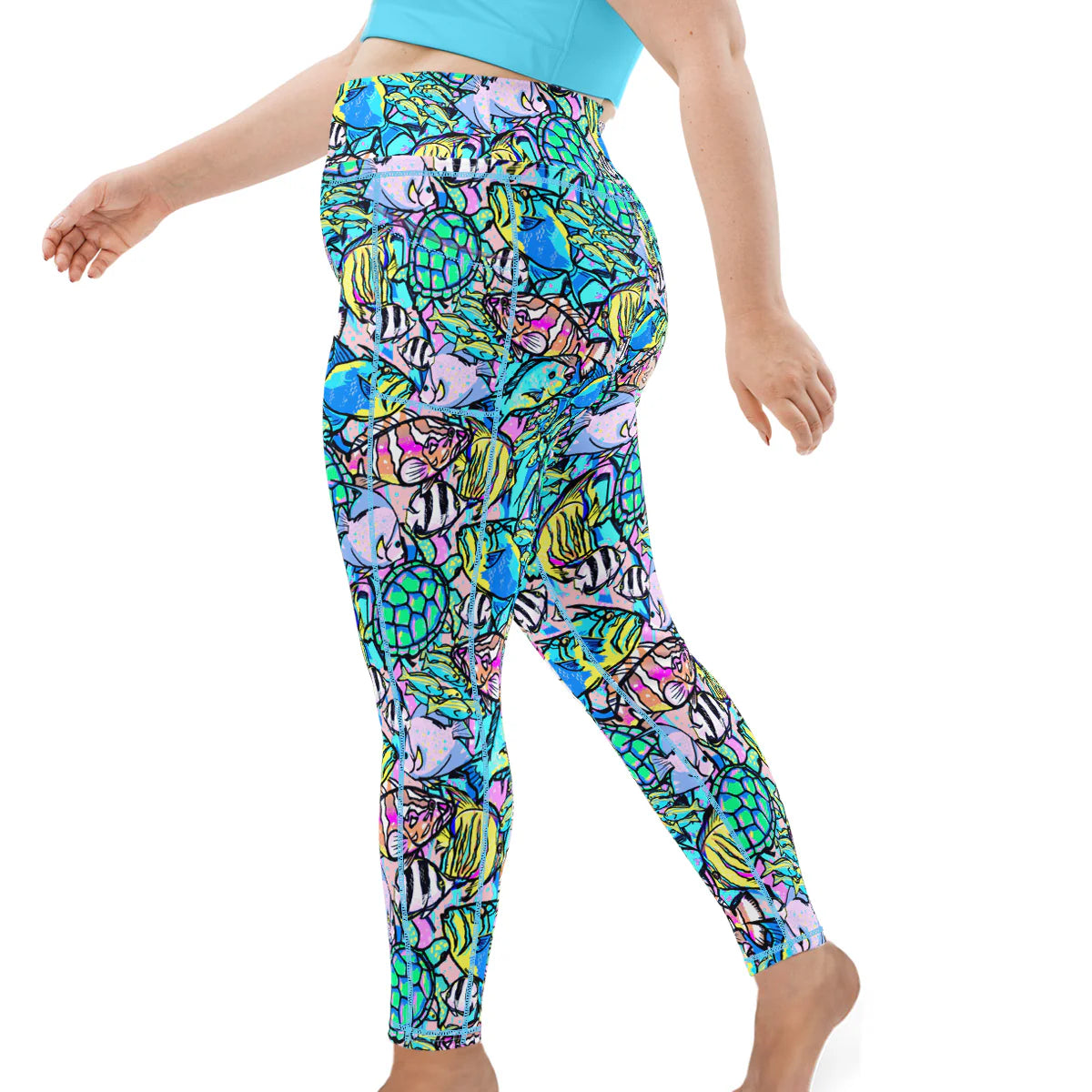 SPACEFISH ARMY Eco-friendly Contour Leggings