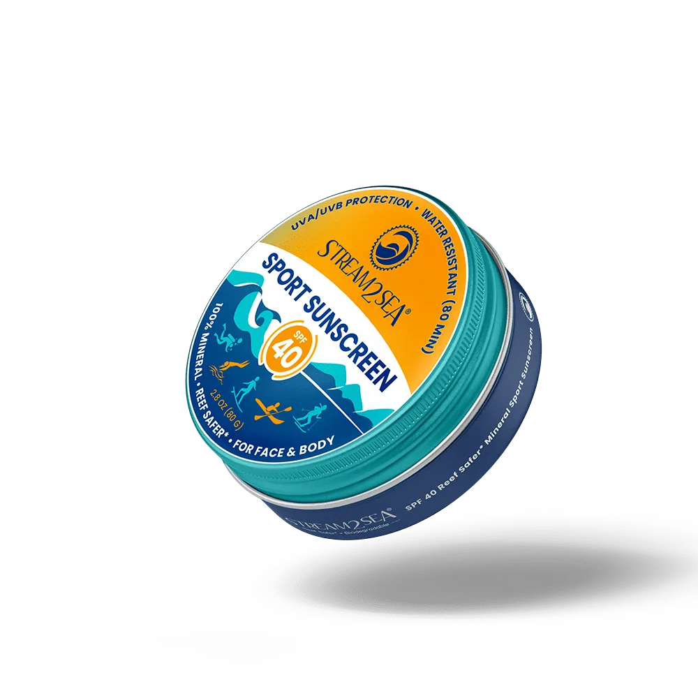 Stream2Sea®️ SPF 40 Sport Sunscreen Zinc Balm