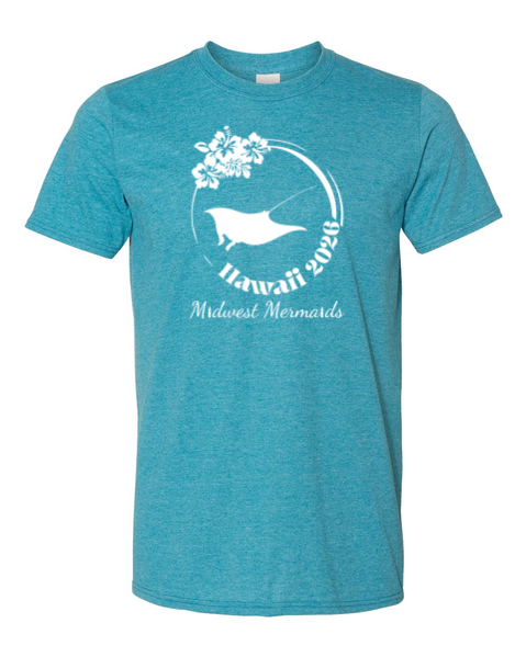 Midwest Mermaids in Hawaii- Gildan Softstyle Unisex T-shirt