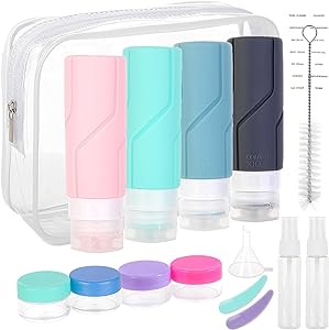 16 piece TSA Approved Travel Bottle Set