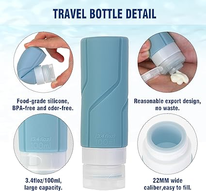 16 piece TSA Approved Travel Bottle Set