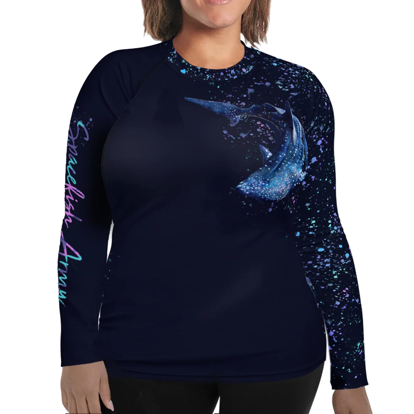SPACEFISH ARMY Eco-friendly Contour Rashguard