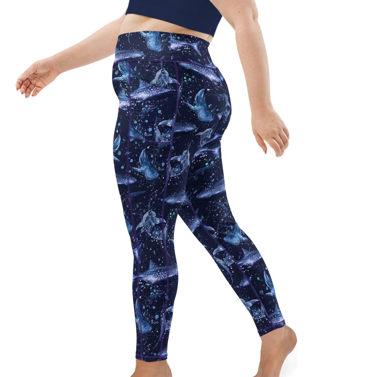 SPACEFISH ARMY Eco-friendly Contour Leggings