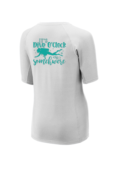 Midwest Mermaids- Sport-Tek Ladies Rashguard Tee