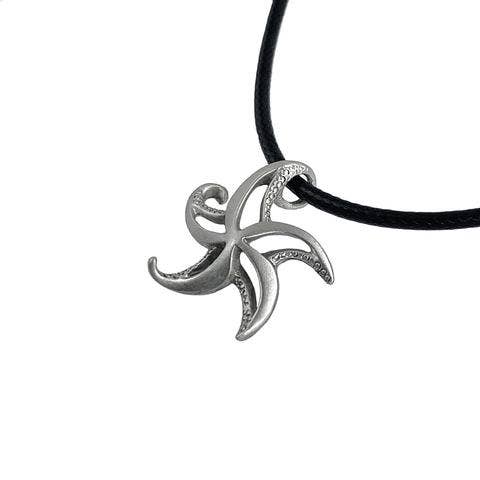 Big Blue by Roland St John - Starfish Necklace, Beachy Jewelry, Ocean Themed Gifts - 16" or 18" / New Smooth Cord