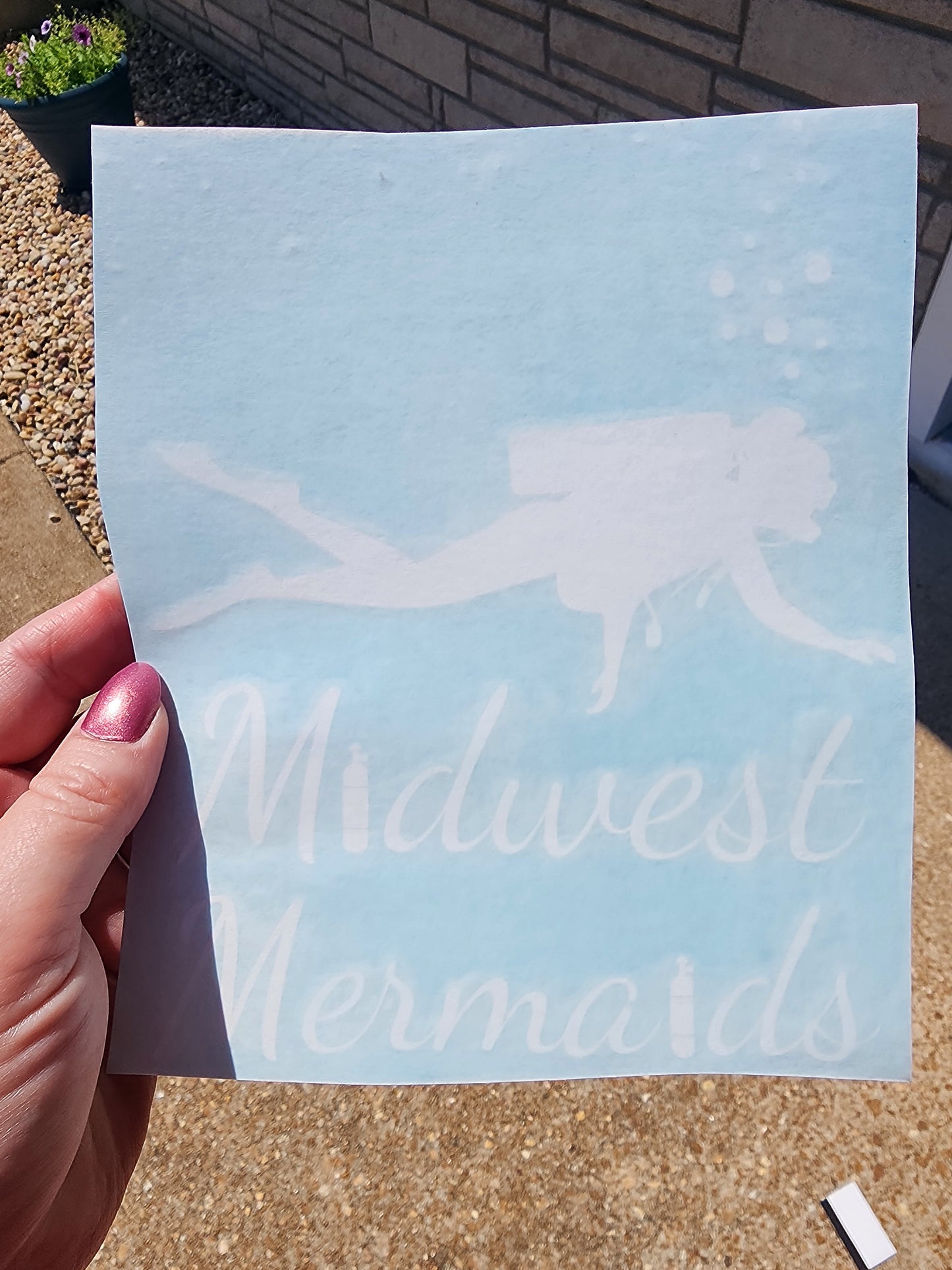 Midwest Mermaids Car Decal