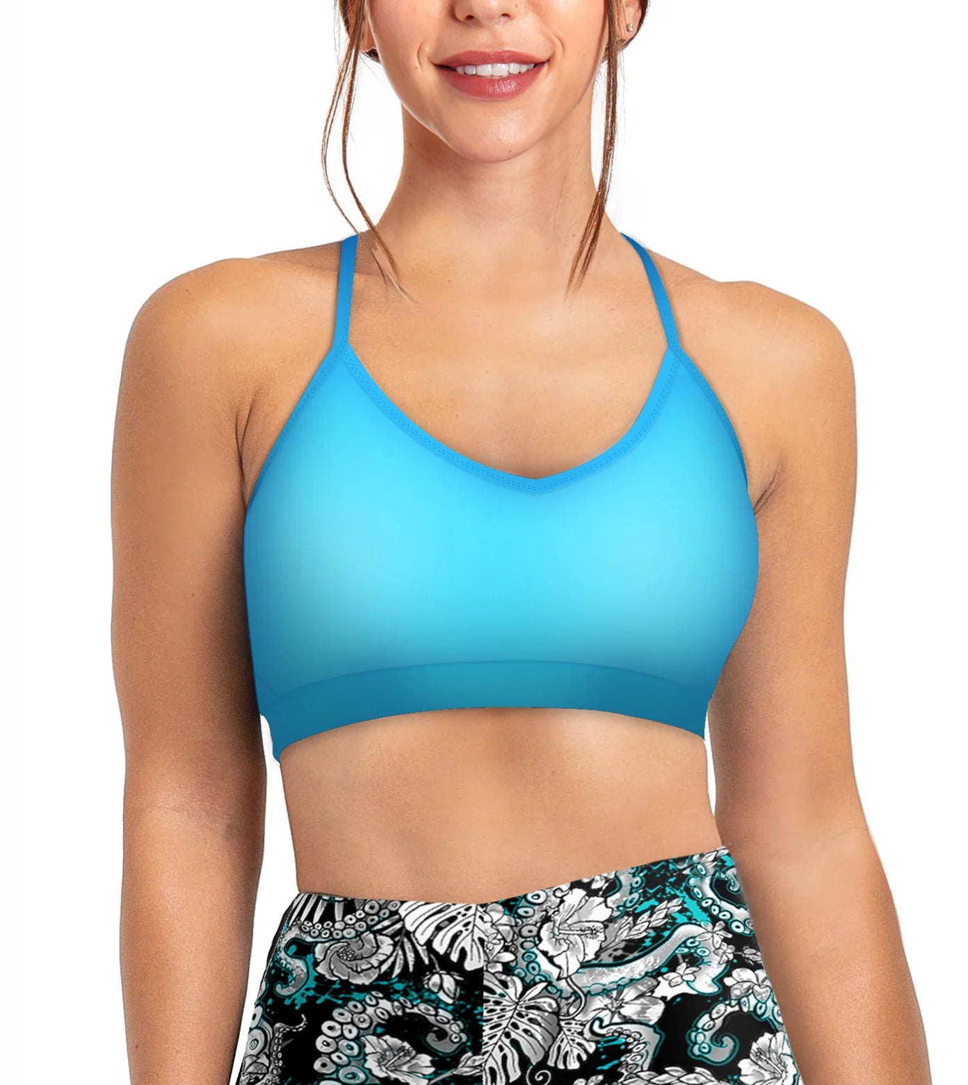SPACEFISH ARMY Eco-friendly Bikini Sports Bra Hybrid