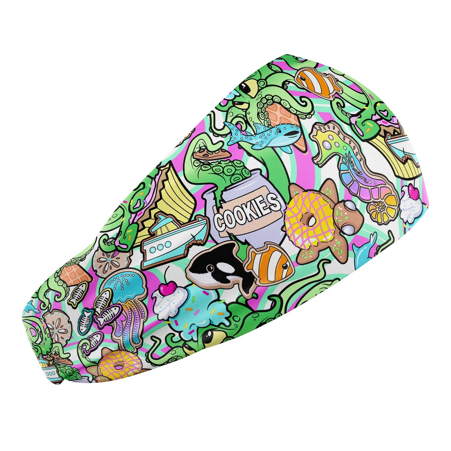 SPACEFISH ARMY Eco-friendly Psychedelic Mermaid Scuba Head Band