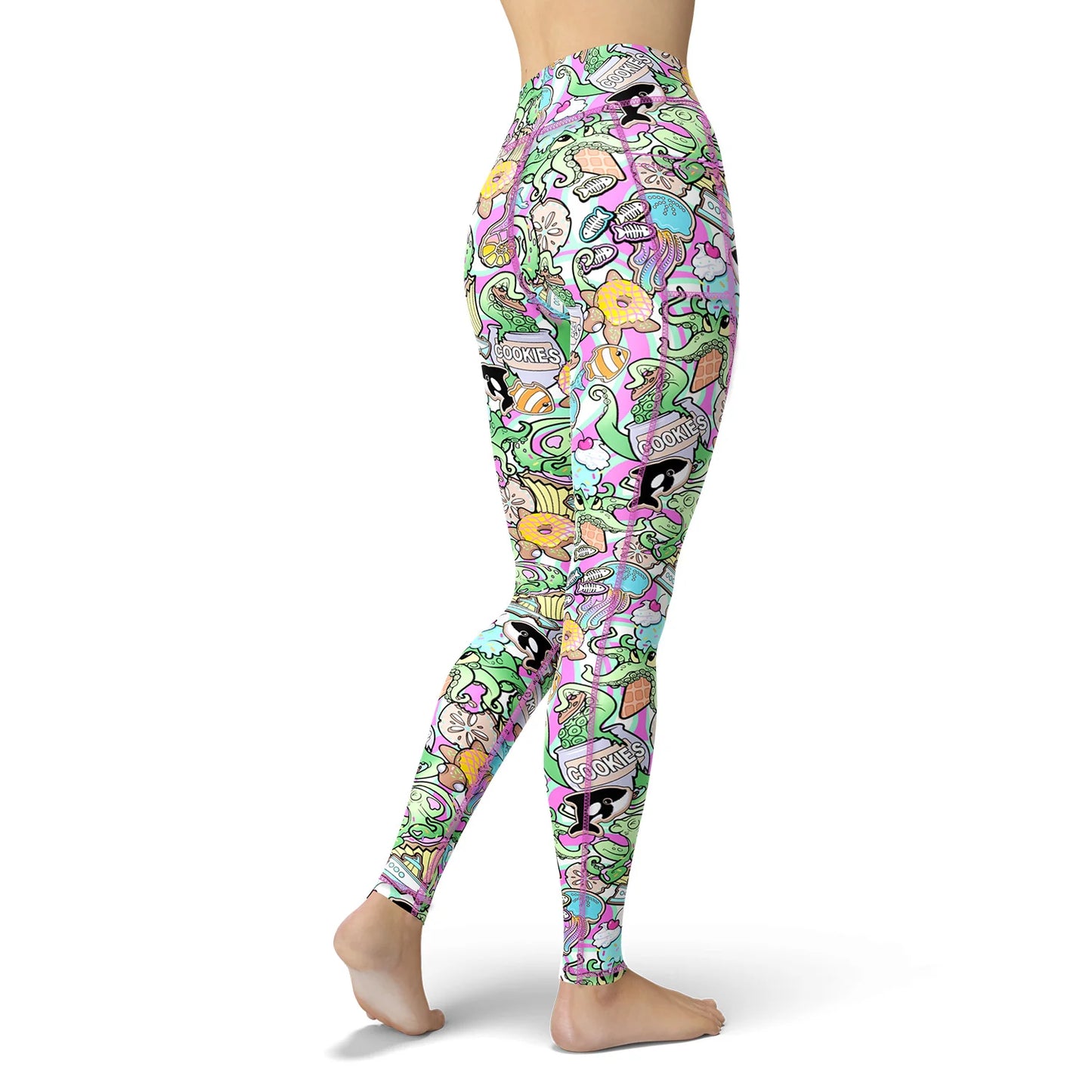 SPACEFISH ARMY Eco-friendly Contour Leggings