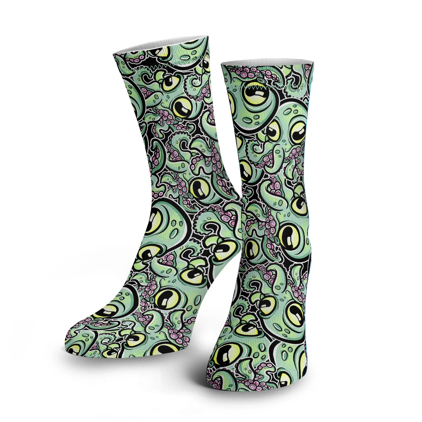 SPACEFISH ARMY- Eco-Friendly Psychedelic Mermaid Dive Socks