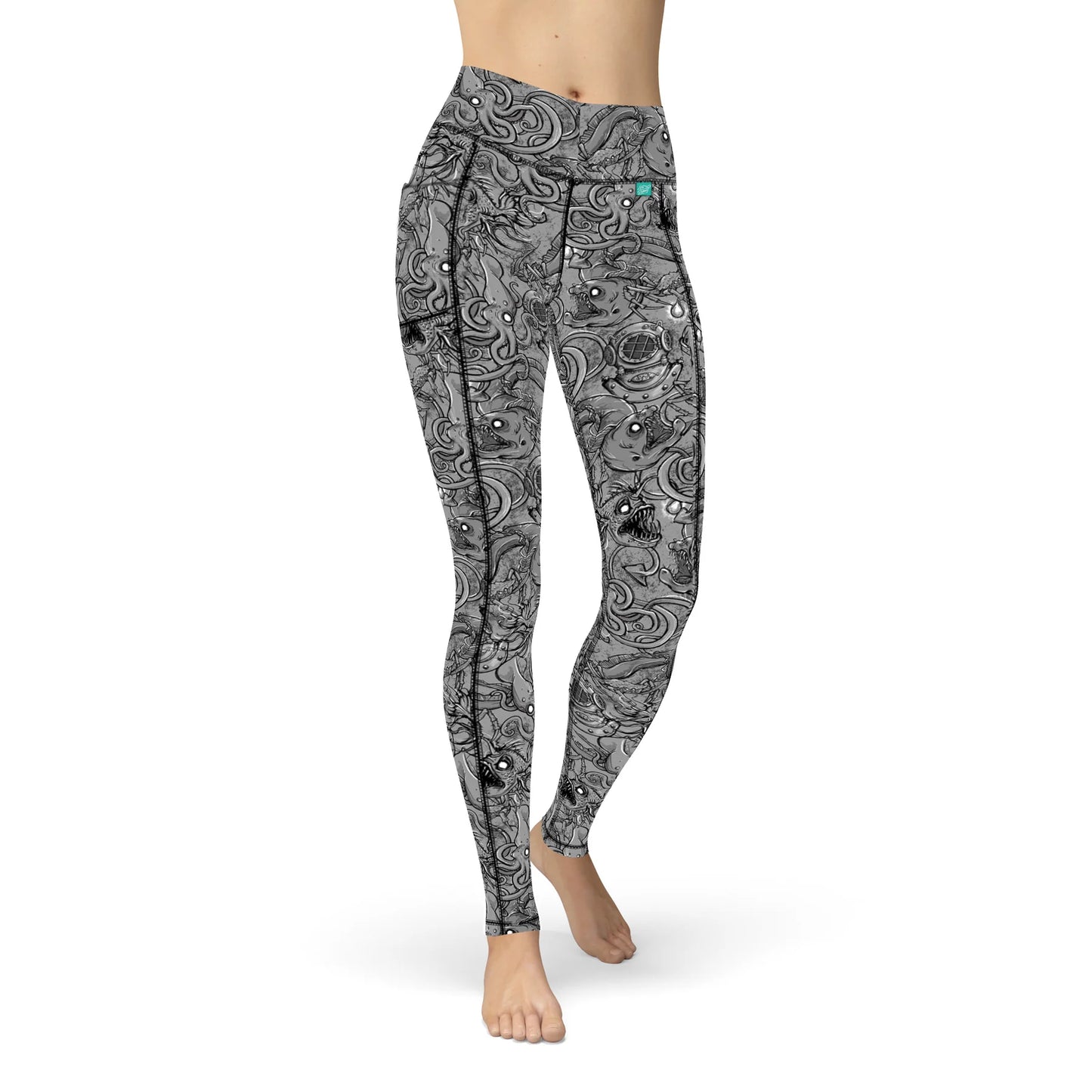 SPACEFISH ARMY Eco-friendly Contour Leggings