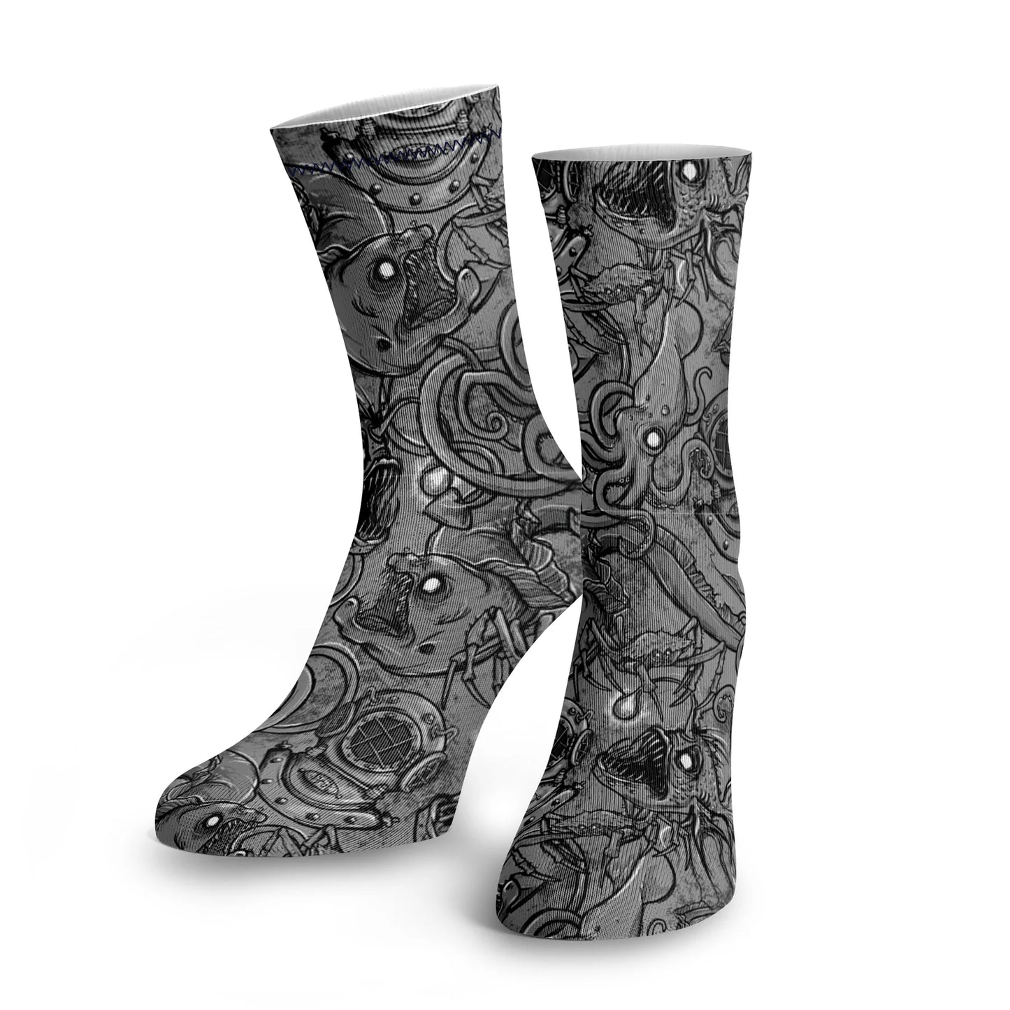 SPACEFISH ARMY- Eco-Friendly Psychedelic Mermaid Dive Socks