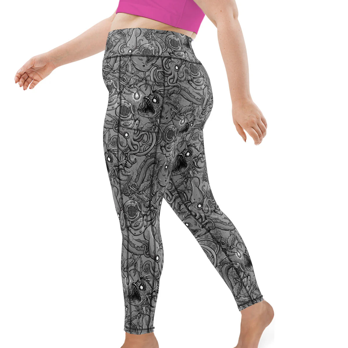 SPACEFISH ARMY Eco-friendly Contour Leggings