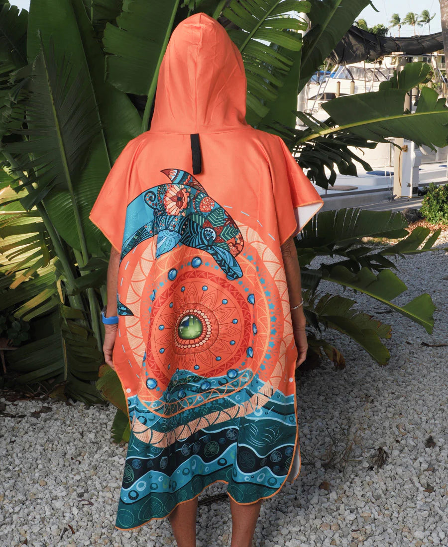 Kahu Tribe Microfiber Towel Ponchos- Made From Recycled Plastic