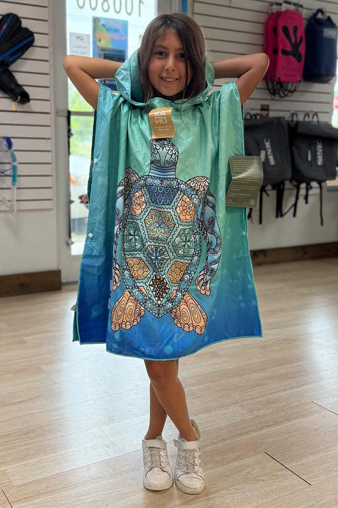 Kahu Tribe Microfiber Towel Ponchos- Made From Recycled Plastic
