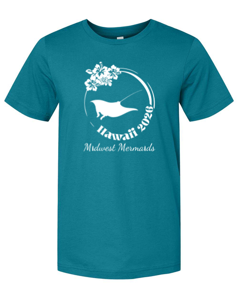 Midwest Mermaids in Hawaii- Bella+Canvas Jersey Short Sleeve Unisex Tee