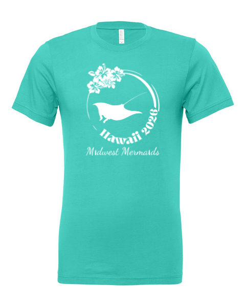 Midwest Mermaids in Hawaii- Bella+Canvas Jersey Short Sleeve Unisex Tee