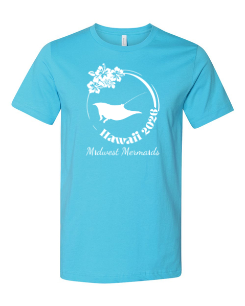 Midwest Mermaids in Hawaii- Bella+Canvas Jersey Short Sleeve Unisex Tee