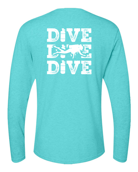 Midwest Mermaids- Triblend Long Sleeve Unisex T-shirt