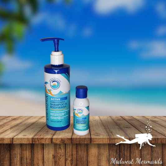Stream2Sea®️ Reef safe & Biodegradable 3-in-1 Active Shampoo & Bodywash