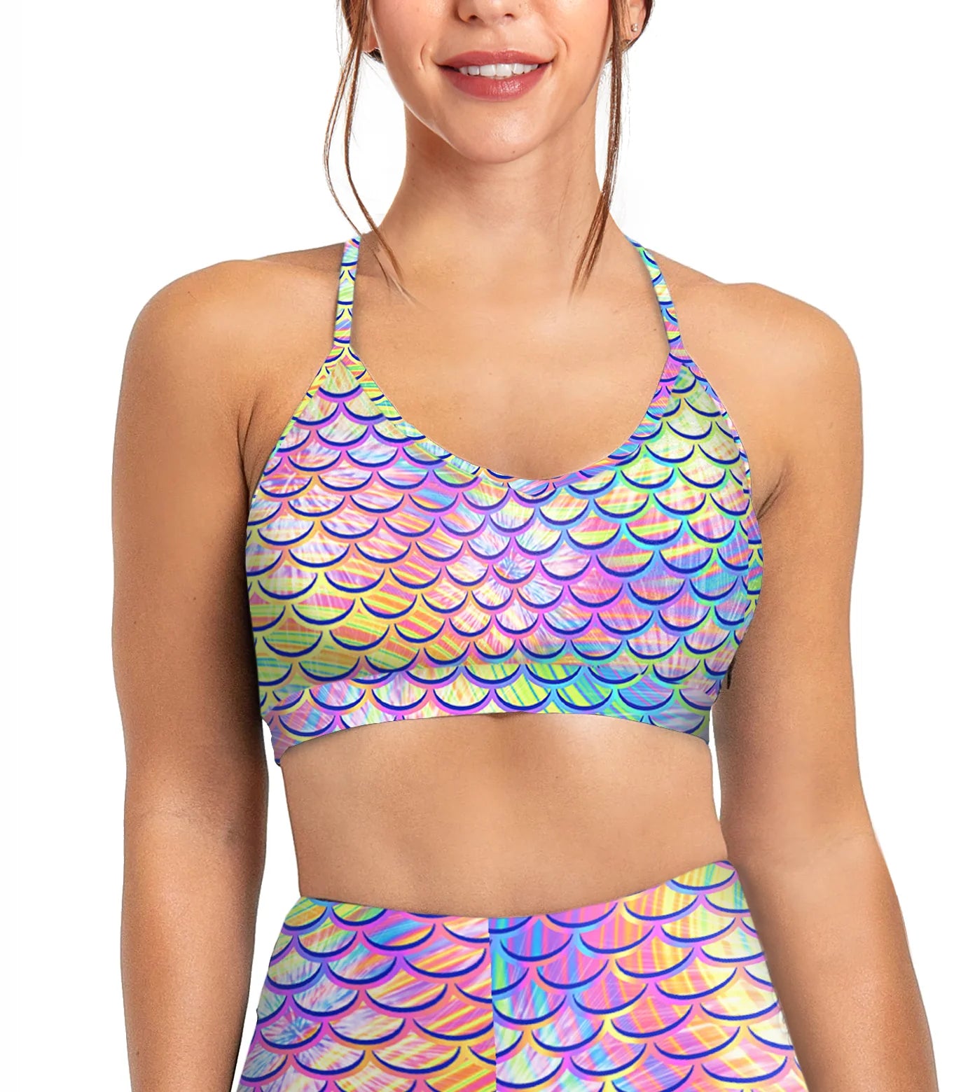 SPACEFISH ARMY Eco-friendly Bikini Sports Bra Hybrid