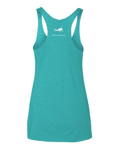 Midwest Mermaids- Next Level Women's Tri-Blend Racerback Tank
