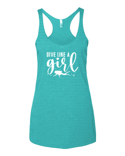 Midwest Mermaids- Next Level Women's Tri-Blend Racerback Tank