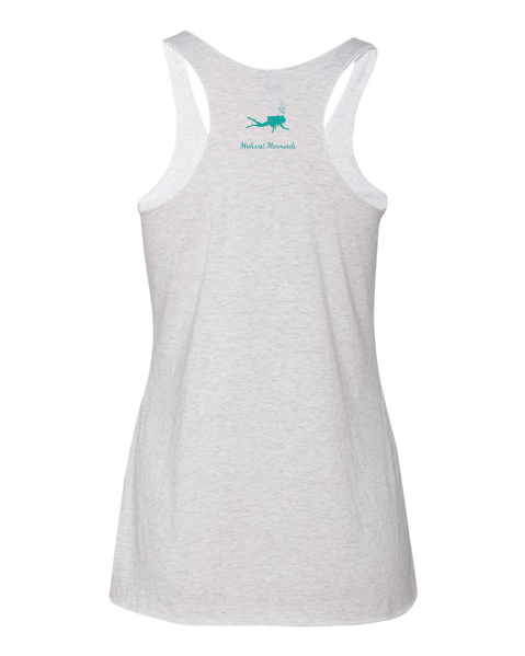 Midwest Mermaids- Next Level Women's Tri-Blend Racerback Tank