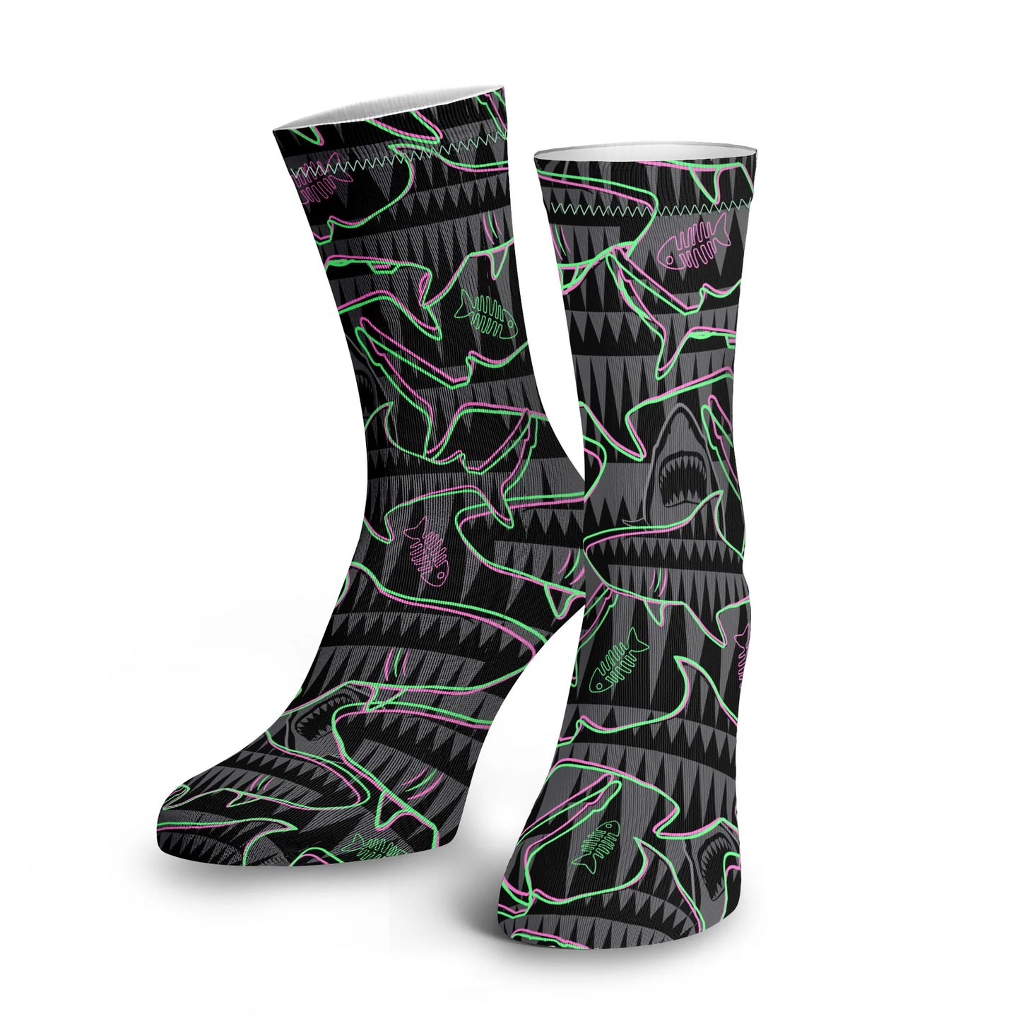 SPACEFISH ARMY- Eco-Friendly Psychedelic Mermaid Dive Socks