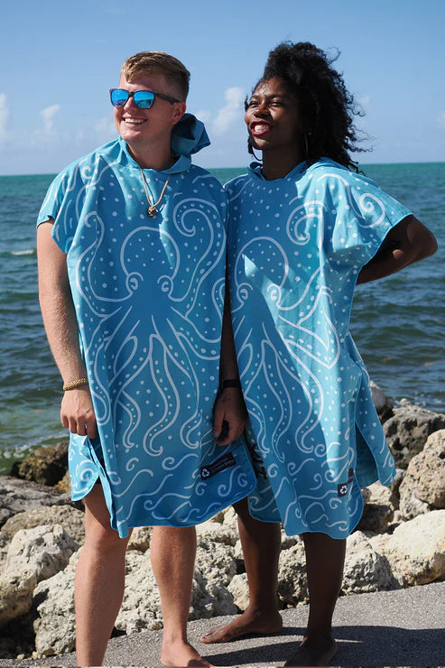 Kahu Tribe Microfiber Towel Ponchos- Made From Recycled Plastic