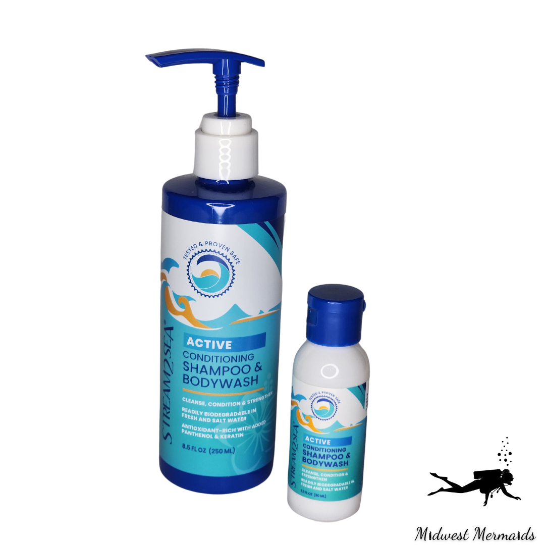Stream2Sea®️ Reef safe & Biodegradable 3-in-1 Active Shampoo & Bodywash