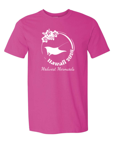 Midwest Mermaids in Hawaii- Gildan Softstyle Unisex T-shirt