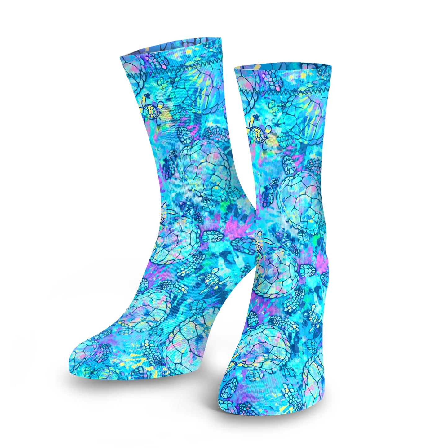 SPACEFISH ARMY- Eco-Friendly Psychedelic Mermaid Dive Socks