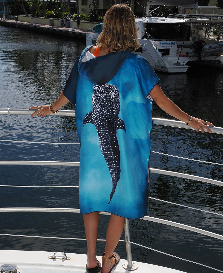Kahu Tribe Microfiber Towel Ponchos- Made From Recycled Plastic