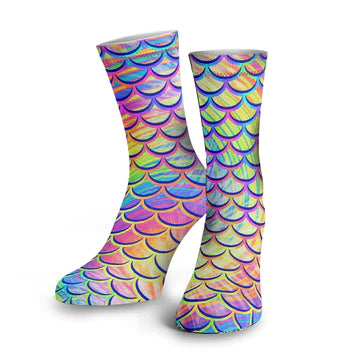 SPACEFISH ARMY- Eco-Friendly Psychedelic Mermaid Dive Socks