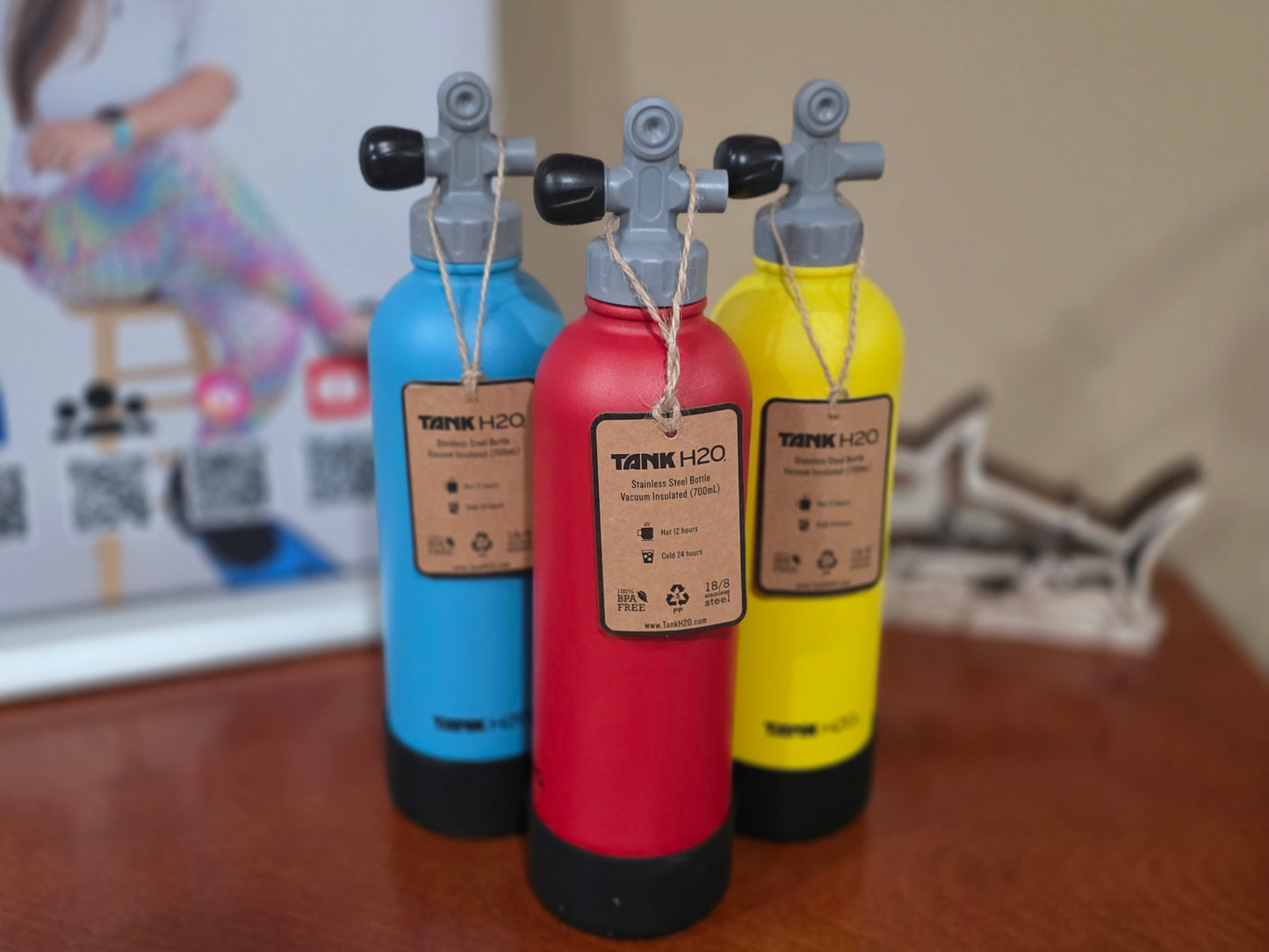 Tank H2O Stainless Steel Water Bottle