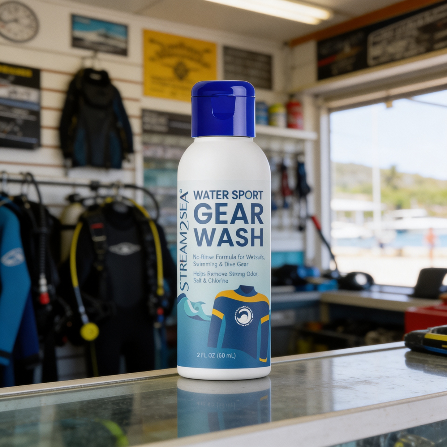 Stream2Sea®️ Water Sport Gear Wash 2 fl. oz